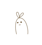 ビミョーなウサギ（個別スタンプ：16）