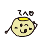 小3かれんが描いた、じゃがバタくん（個別スタンプ：2）