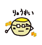 小3かれんが描いた、じゃがバタくん（個別スタンプ：3）