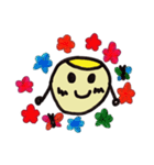 小3かれんが描いた、じゃがバタくん（個別スタンプ：16）