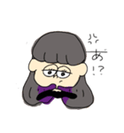 あゆちゃんヘアカラー変えてみたの巻（個別スタンプ：14）