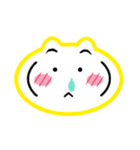 吹き出し風 顔文字2（個別スタンプ：3）