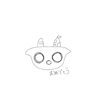 しろくろあにまるず（個別スタンプ：7）