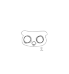 しろくろあにまるず（個別スタンプ：8）