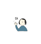 ゆるい英語スタンプ（個別スタンプ：1）