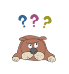 白猫とブル(あいさつ言葉)（個別スタンプ：13）