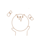 クマのスタンプまる3（個別スタンプ：16）