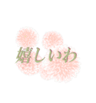ことばに花を添えて（個別スタンプ：7）