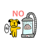 黄色い犬くんスタンプ2（個別スタンプ：9）