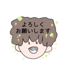 髪型すごい女の子のスタンプ（個別スタンプ：11）