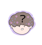 髪型すごい女の子のスタンプ（個別スタンプ：19）