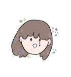 髪型すごい女の子のスタンプ（個別スタンプ：23）