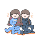 髪型すごい女の子のスタンプ（個別スタンプ：24）
