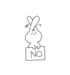 オレがウサギ。（個別スタンプ：26）