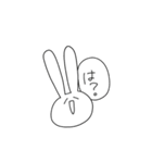 オレがウサギ。（個別スタンプ：32）