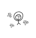 漢字で気持ちを表す人（個別スタンプ：3）