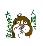 人をイラつかせるゆる犬（個別スタンプ：2）
