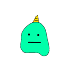角が生えたスライム。（個別スタンプ：4）