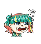 昆虫のファッション-擬人化昆虫（個別スタンプ：12）