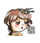 昆虫のファッション-擬人化昆虫（個別スタンプ：14）