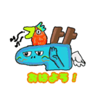 片翼のゆるふわドラゴン（個別スタンプ：11）