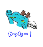 片翼のゆるふわドラゴン（個別スタンプ：27）