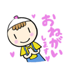 女の子スタンプ528その2（個別スタンプ：5）