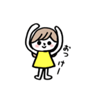 使える♪女の子（個別スタンプ：3）