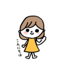 使える♪女の子（個別スタンプ：5）
