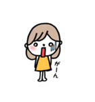 使える♪女の子（個別スタンプ：15）