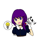 満月ちゃん＆望月ちゃん（個別スタンプ：34）