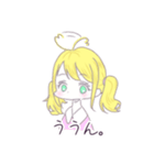 @金髪ちゃん。（個別スタンプ：7）