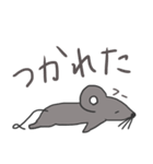 シンプルなねずみ（個別スタンプ：15）