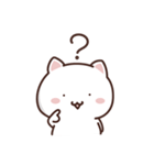 ホワイトねこの日常（個別スタンプ：3）