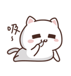 ホワイトねこの日常（個別スタンプ：6）