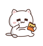 ホワイトねこの日常（個別スタンプ：10）