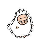 モフモフしすぎてるひつじちゃん（個別スタンプ：7）
