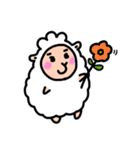 モフモフしすぎてるひつじちゃん（個別スタンプ：20）
