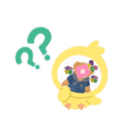 かわいいクレヨンタッチ4（個別スタンプ：9）