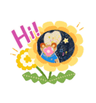 かわいいクレヨンタッチ4（個別スタンプ：14）