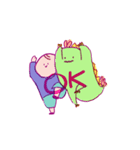 まるすけとえびすけ（個別スタンプ：1）