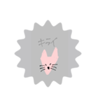 ぴんくのおおかみ（個別スタンプ：15）