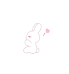 きみのことが  ″だいすき“ うさぎ（個別スタンプ：8）