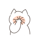 白猫メルくんの日常（個別スタンプ：2）