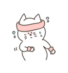 白猫メルくんの日常（個別スタンプ：3）