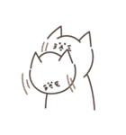 白猫メルくんの日常（個別スタンプ：34）