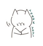 白猫メルくんの日常（個別スタンプ：35）