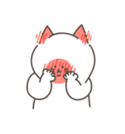 白猫メルくんの日常（個別スタンプ：40）