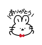 ゆるかわ手書きうさちゃん（個別スタンプ：4）
