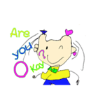 ☆幼稚園のめいちゃんが書いたスタンプです（個別スタンプ：3）